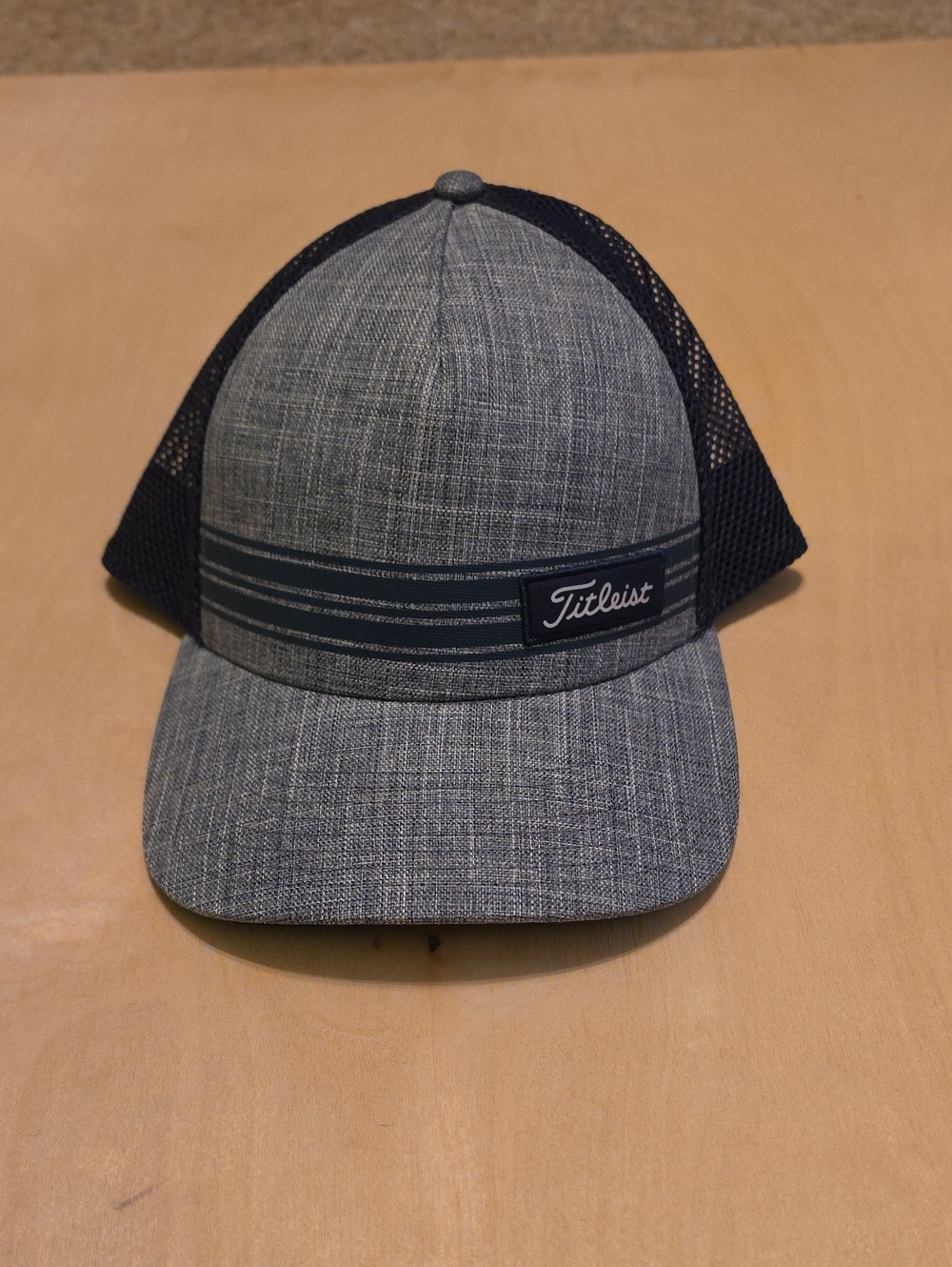Titleist Grey Front Navy Mesh Golf Cap